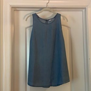 Old Navy chambray tank